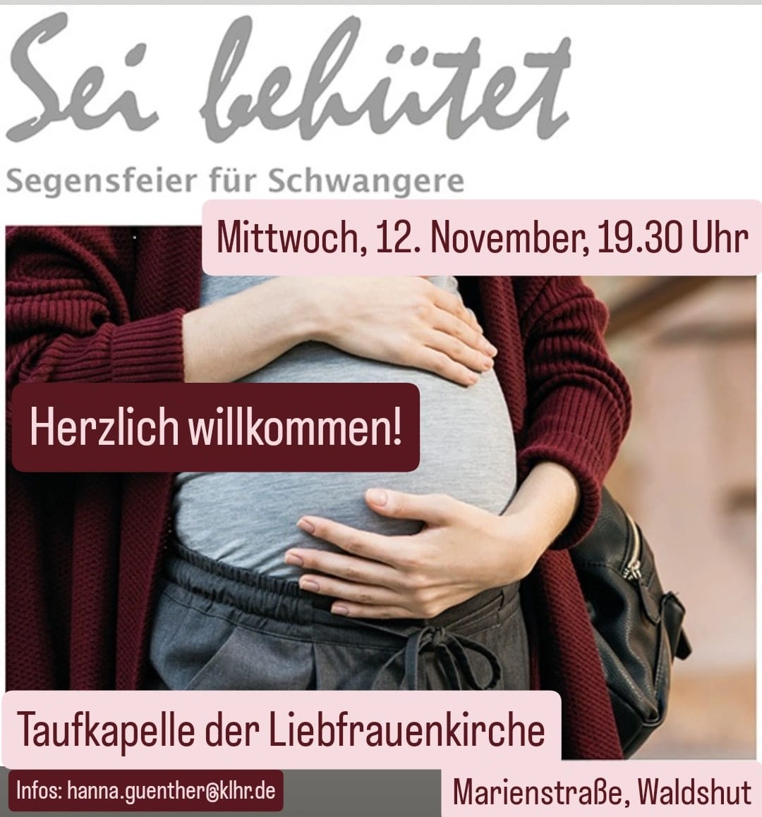 Sei behütet – Segensfeier für Schwangere