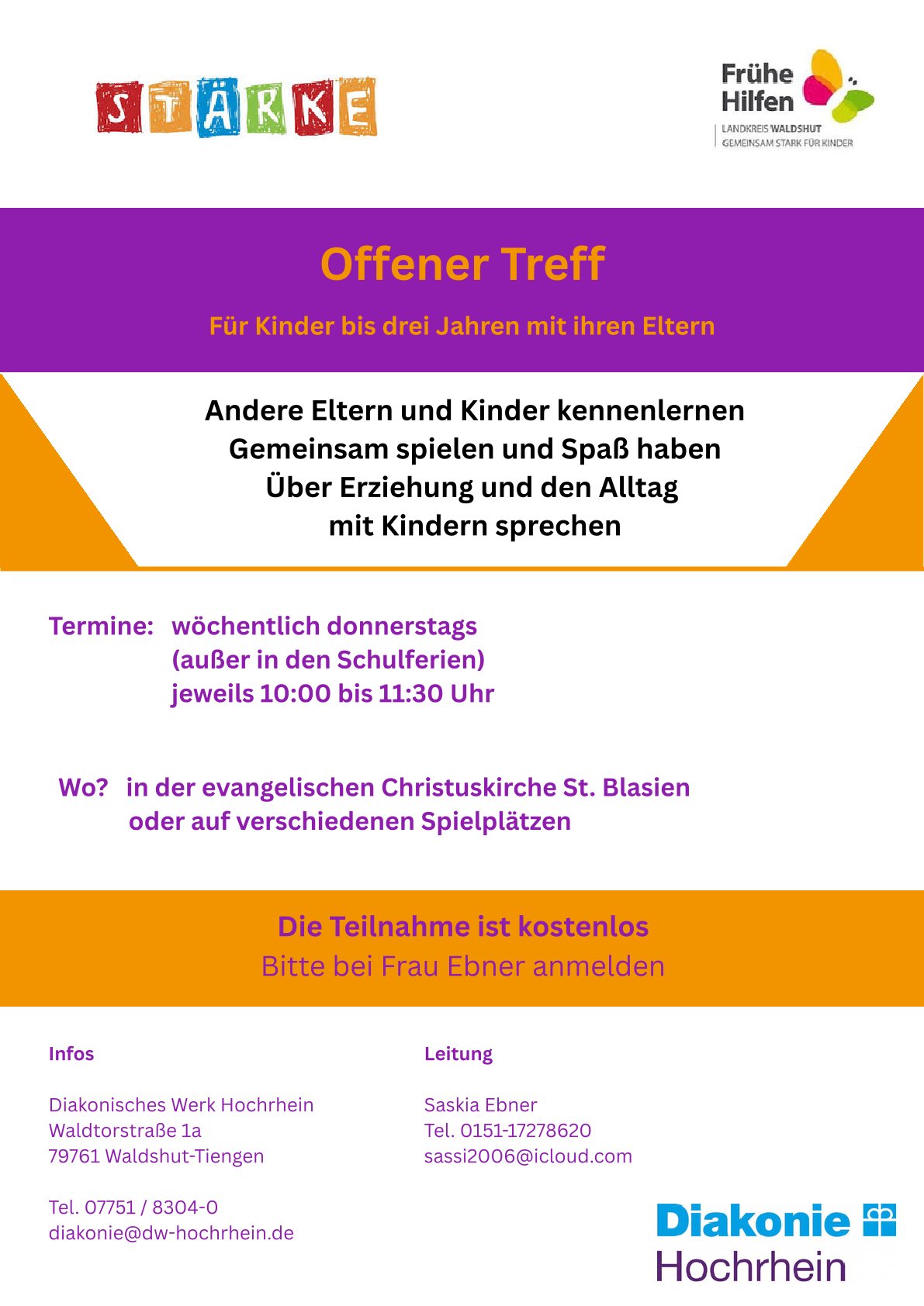 Eltern-Treff in St. Blasien für Kinder bis 3 Jahren